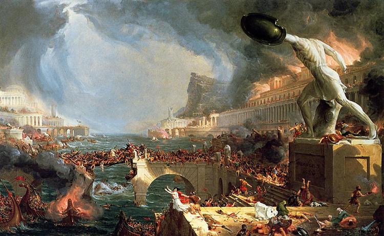 The Course of Empire: Destruction, 1836 - Thomas Cole