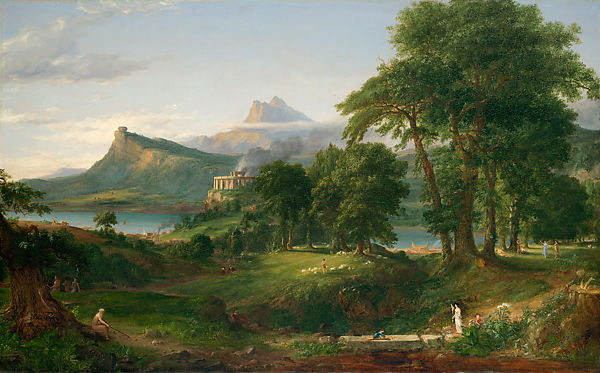 The Arcadian or Pastoral State, Thomas Cole, 1834